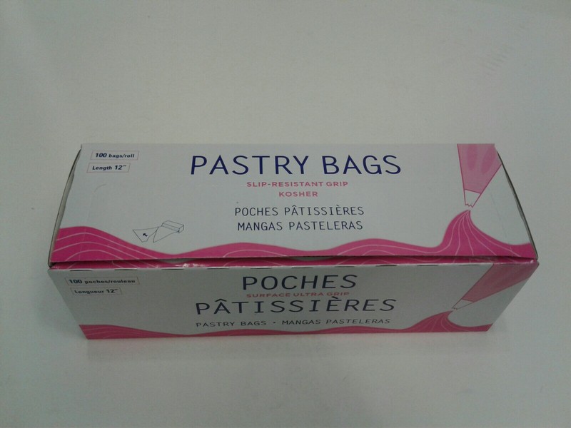 Polynova Nissen Polypipe Disposable Pastry Bag Clear 12" L 100/Box