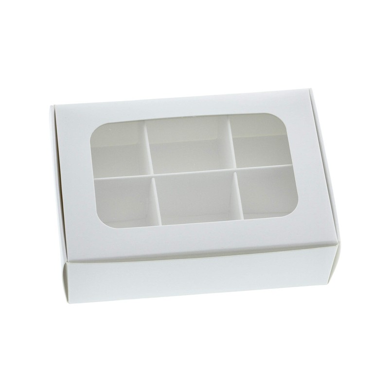Treat Boxes – 20 ct 5 x 3.5 x 1.57 in Bakery Boxes with Windows and Dividers …