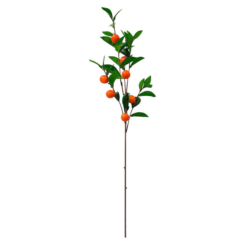35″ Spring Botanical Artificial Orange Fruit for Faux Flower Party Home Decor