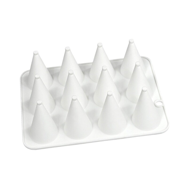 Cone Shape Silicone Molds NonStick Mousses Cake Decorating Molds Baking Tool