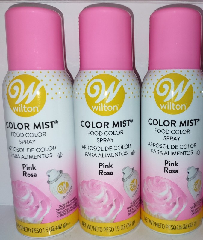 Wilton Color Mist Pink Food Color Spray 3 Pk