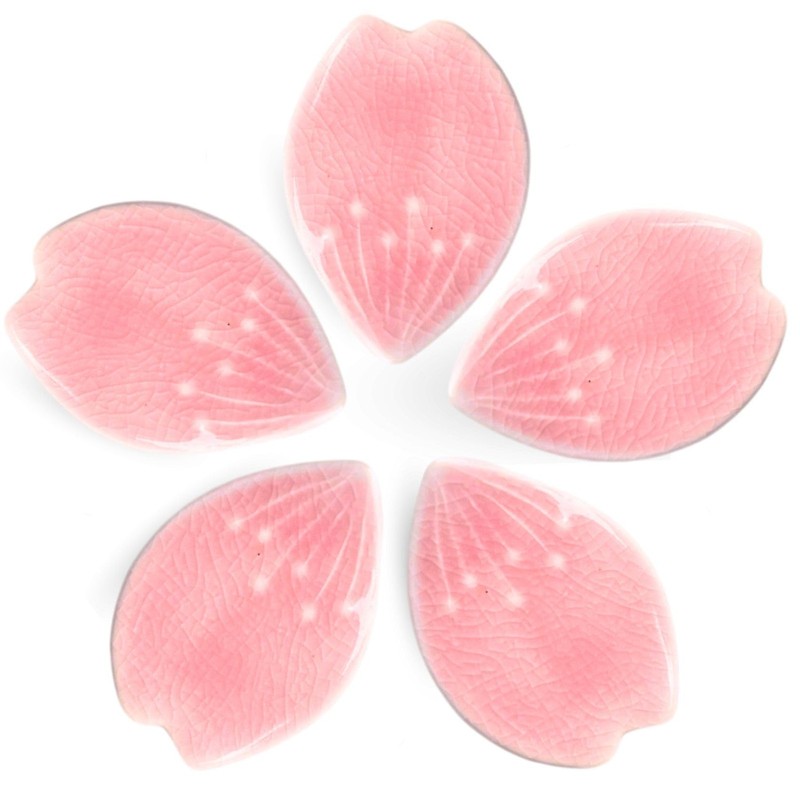 Elegant Cherryblossom flower petal Design Pink Chopstick Rests – Japanese Min…