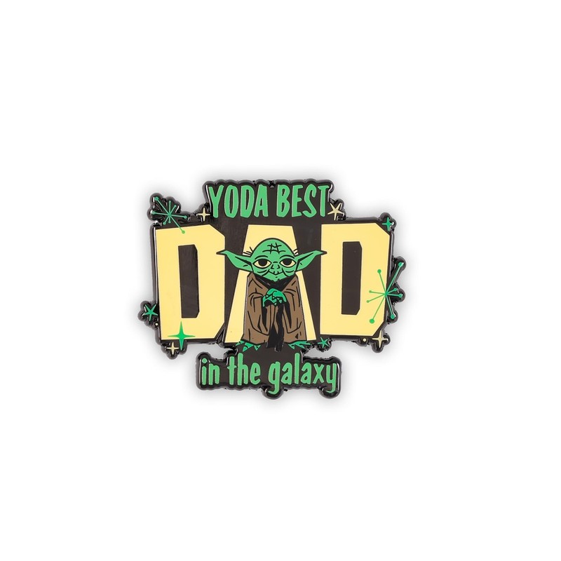 Star Wars “Yoda Best Dad In The Galaxy” Father’s Day Enamel Pin
