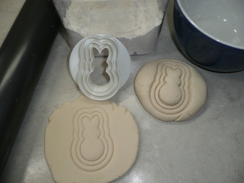 BUNNY RABBIT DESIGN CONCHA CUTTER MEXICAN SWEET BREAD STAMP MADE IN USA PR4976 gallery