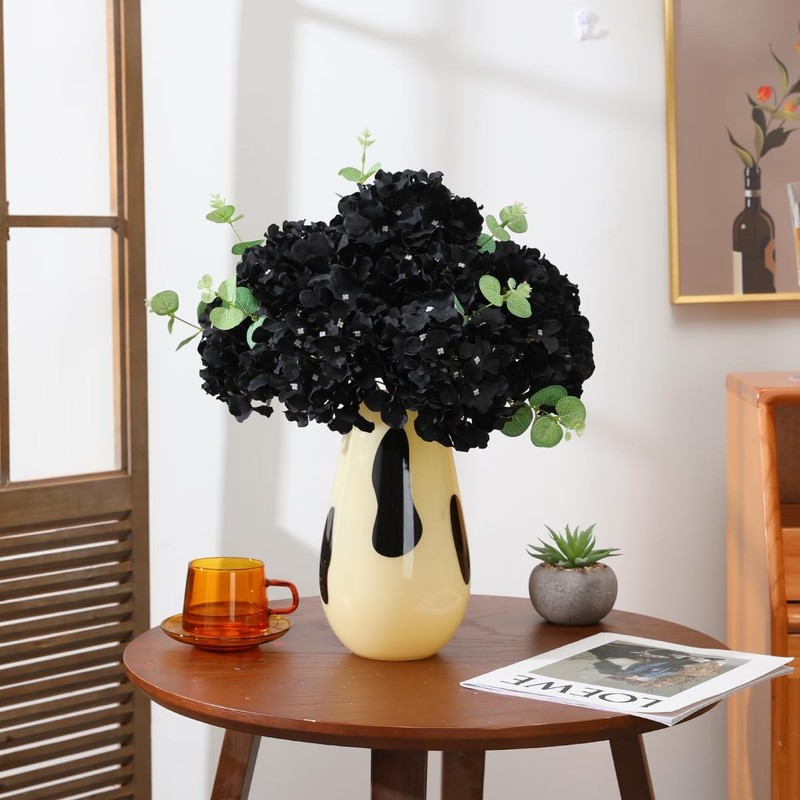 Tifuly Hydrangea Artificial Flowers -12 Pcs Realistic Fake Hydrangea Silk gallery