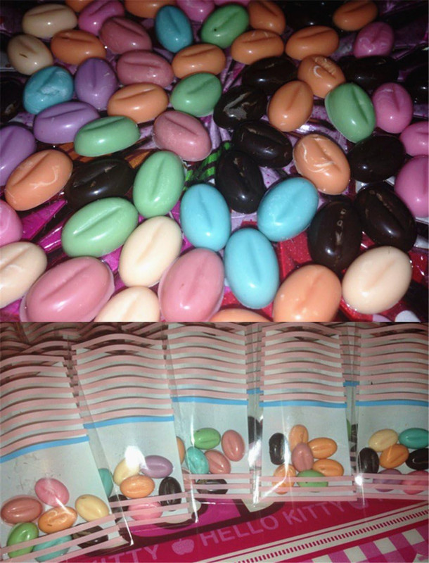 55 Cavity Coffee Beans Silicone Mold for Baking Chocolate Candy Gummy Ice Cube M gallery