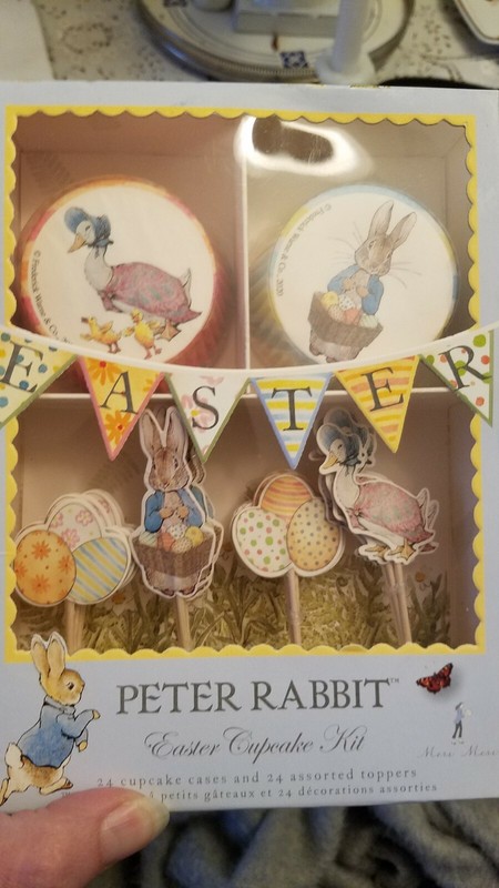 Peter Rabbit Cupcake Kit Easter 24 Liners 24 Picks Brand New