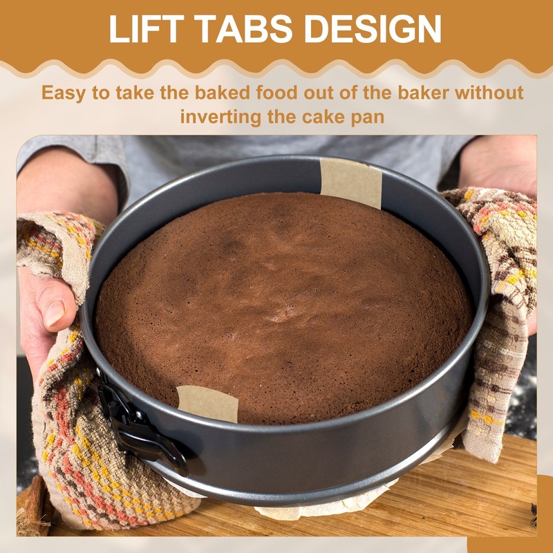 7" Round Baking Paper (Wood, 100pcs) gallery