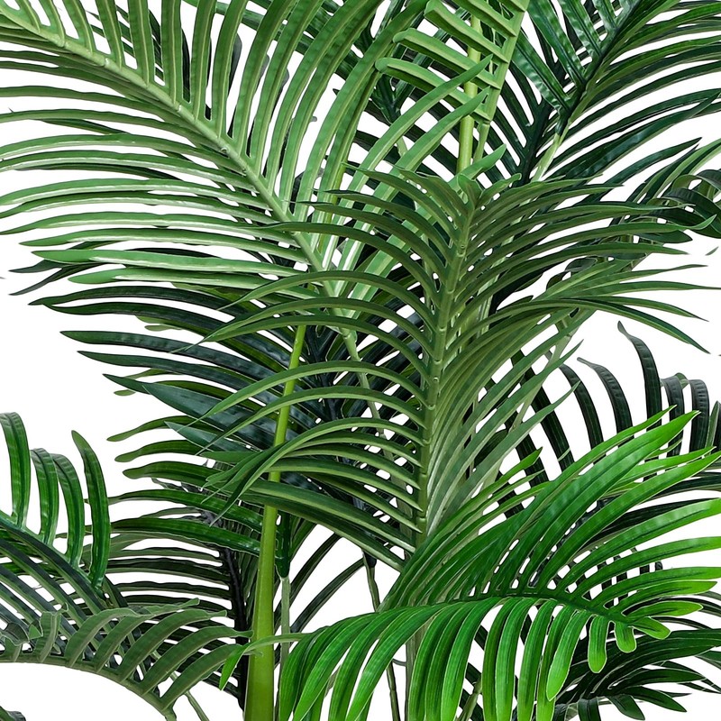 Jocoevol Fake Palm Tree 5Ft Artificial Palm Tree Tall Tropical Tree Adjustable gallery