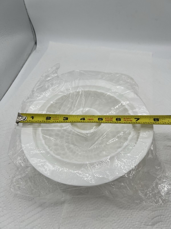 7.5” Silicone Bundt Cake Mold Honeycomb Bubble Fluted Baking Pan White gallery