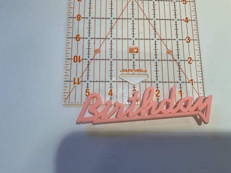 Vintage 1960s Plastic Happy Birthday Cake Anniversary Decoration 1-100 Year MCM gallery