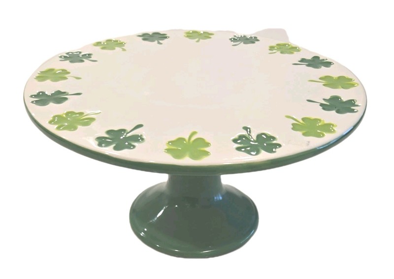 TAG Cupcake/ Cake Stand w/ Shamrocks for St. Paddy’s Day Goodies