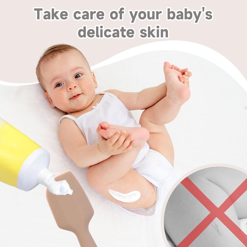 Baby Diaper Cre Spatula Applicator 3 Pa Butt Paste Spatula Soft gallery