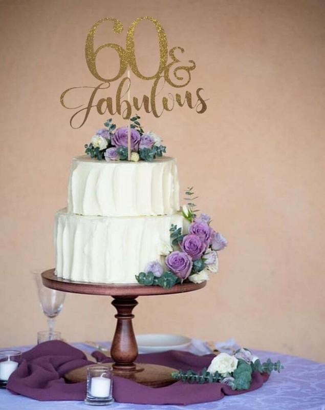 Any Age, Fabulous Glitter Cake Topper /ANY NUMBER Glitter Birthday Cake Toppe/60 gallery