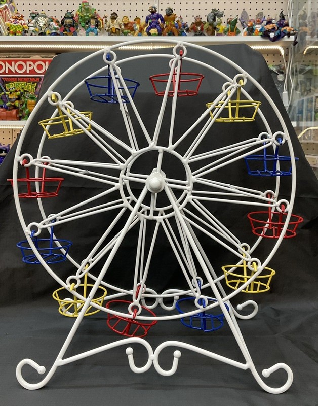 FERRIS WHEEL CUPCAKE HOLDER 12 CUPCAKES Metal