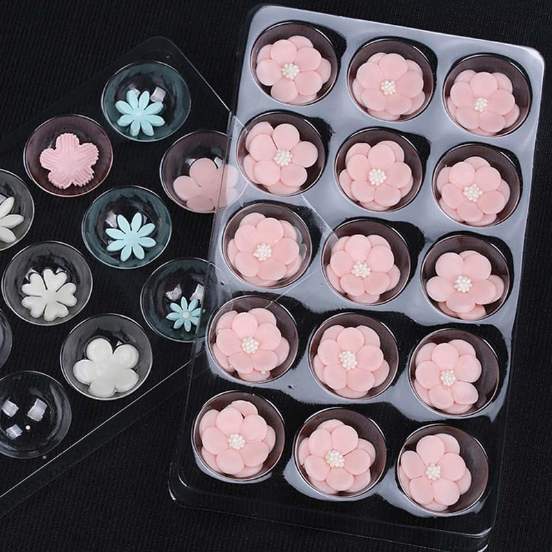 Sugar Flower Drying Cup Mold 4 Pieces 9.17X5.43 Inch Fondant Flower Holder for G gallery