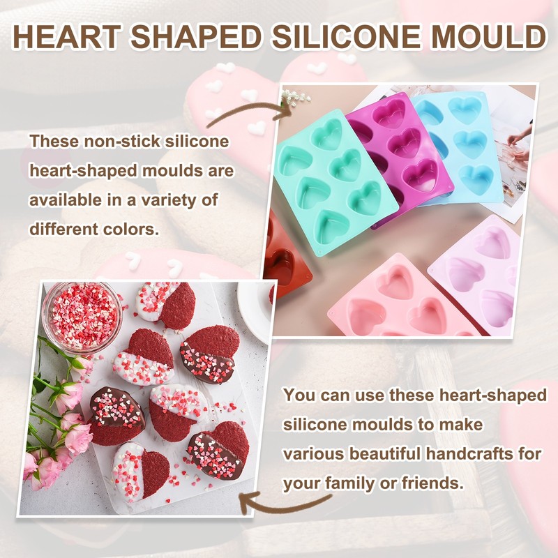 3D Chocolate Heart Mold (Purple) gallery