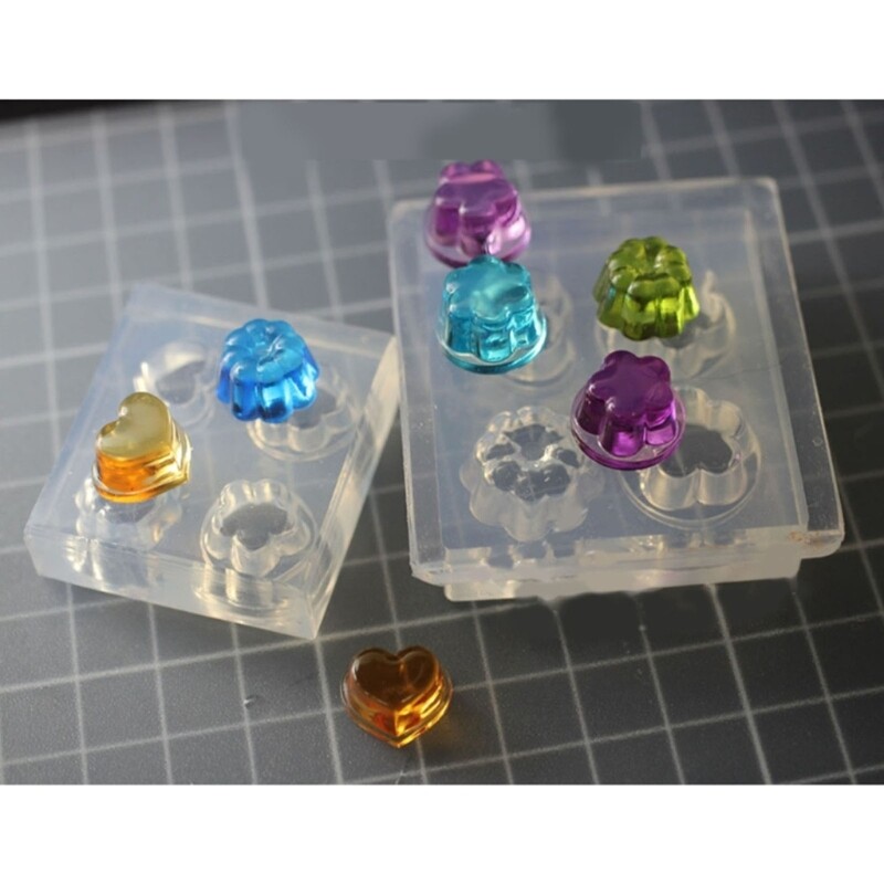 2-Piece Non Crystal Epoxy Resin Molds for Jelly Cupcake Doughnut Desserts gallery