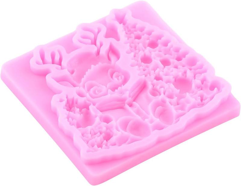 Christmas Dwarf Doll Silicone Mold Santa Claus Fondant Molds Christmas Reindeer gallery