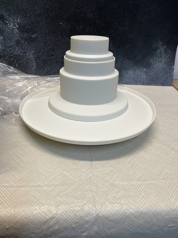 Wilton 4-Tier Stacked Cupcake Dessert Display Tower Wedding Shower, Original Box gallery