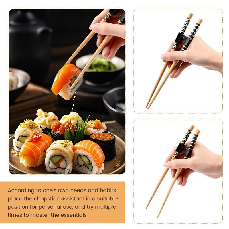 5Pairs Reusable Training Chopsticks Beginners for Adults Learners,Japanese Wo... gallery