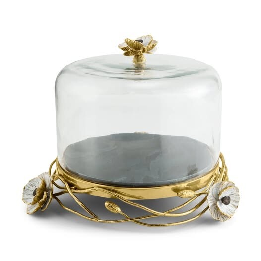 Michael Aram – Cake Stands & Etageres – Anemone Cake Stand with Dome
