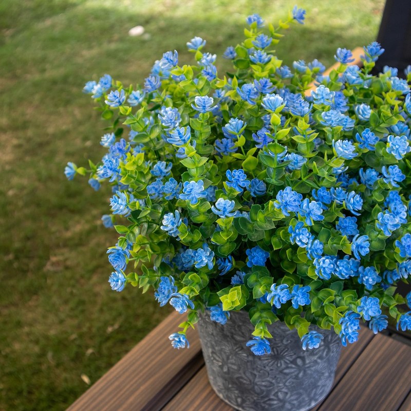 Vdvst Artificial Flowers For Outdoors 12 Bundles Uv Resistant Artificial gallery