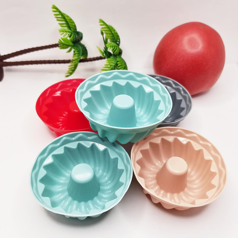 New 12 Pcs Silicone Mini Cake Jelly Molds Reusable Fast Shipping gallery