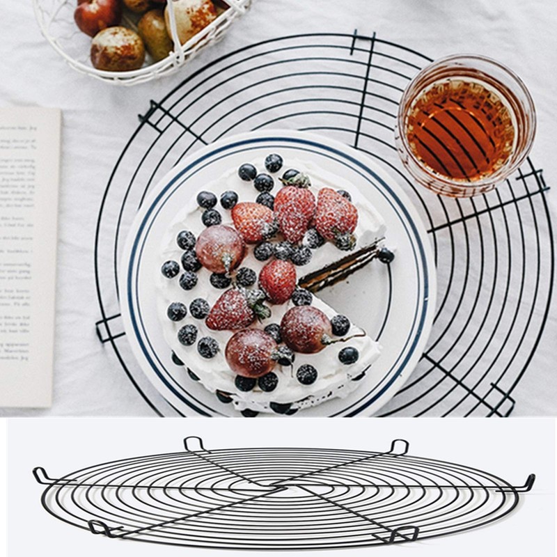 YUDONG 12-1/2 Round Cake Cooling Rack, Stainless Steel Baking And Steaming Ra... gallery