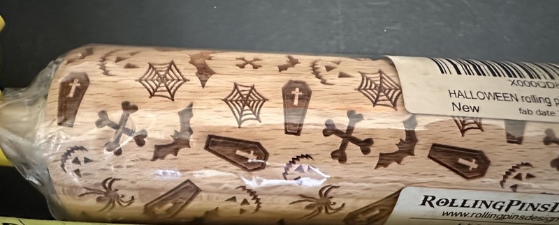 Halloween Embossed Rolling Pin Laser Cut made in France - NEW gallery