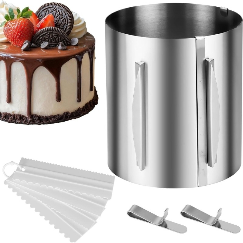 20cm High Cake Hoop modifiable Tool For Tall Cakes gallery