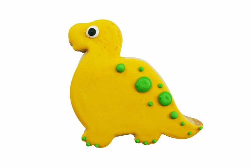 3.75" Brontosaurus Cookie Cutter Tin Plate Dino Dinosaur Jurassic Paleontology gallery