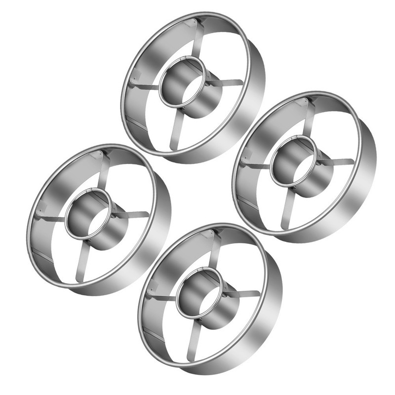 4pcs Stainless Steel Donut Cutter 3.86 Inch - Doughnut Cutter Baking Tools for gallery