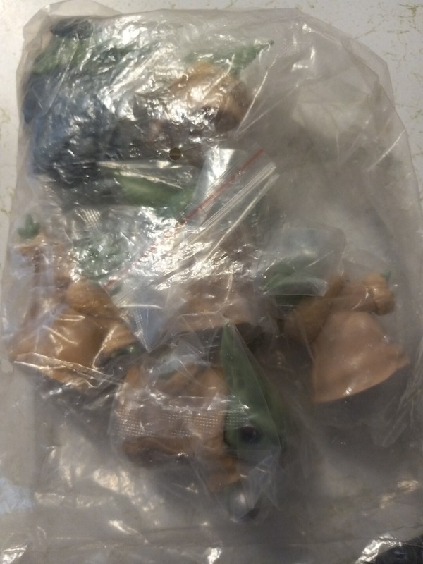 Baby Yoda Cake Toppers/figures New Lot Of 6