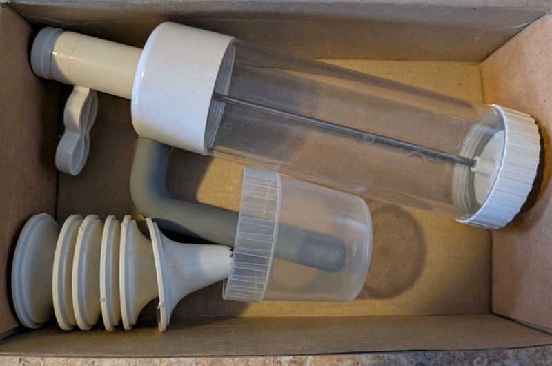 Pampered Chef Easy Accent Decorator #1778 Icing Frosting Cookie Press EUC gallery