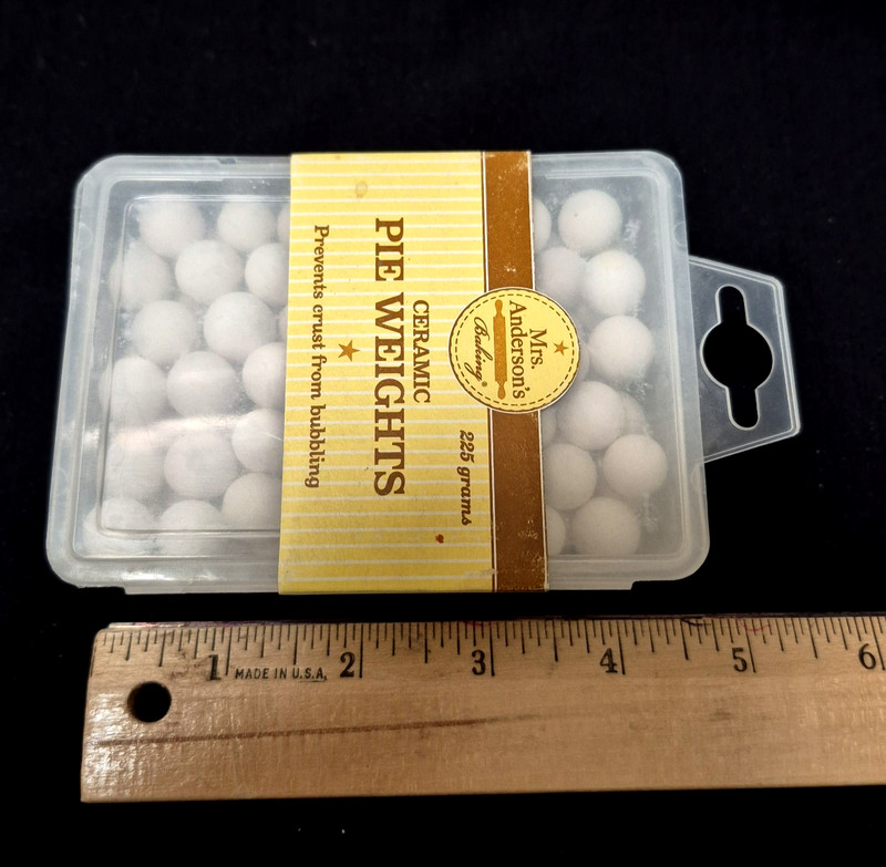 Lot 3 Mrs Anderson’s Baking Ceramic PIE WEIGHTS 225 Grams Unopened USA gallery