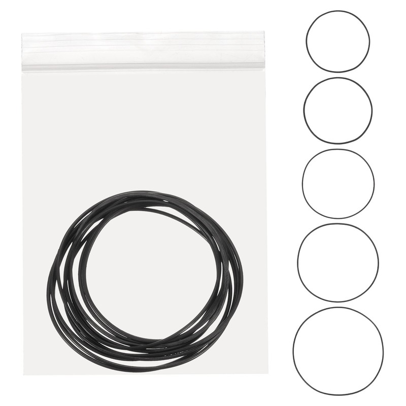 2pcs O-ring gaskets for watch replacement kit 0.9mm rubber seal