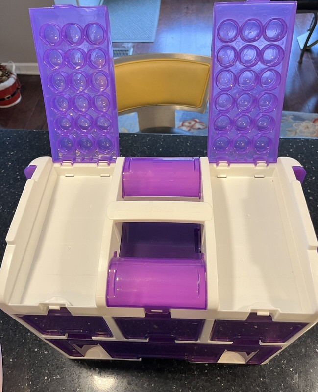 Purple Vintage Wilton Baking Caddy Tool Storage Cake Decorating Case Only gallery