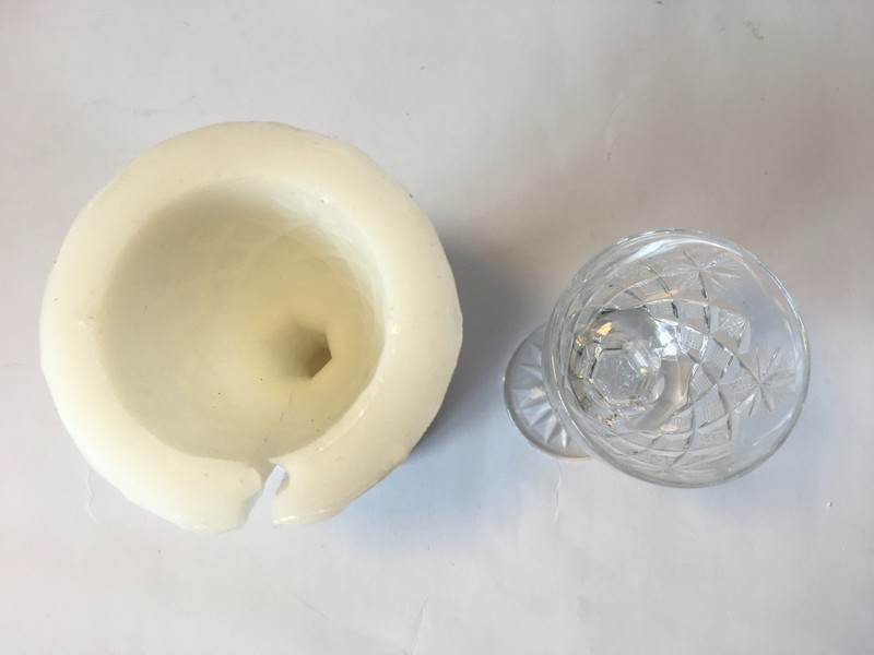 3D wine glass silicone mold mould Isomalt sugar cake decoration topper gallery
