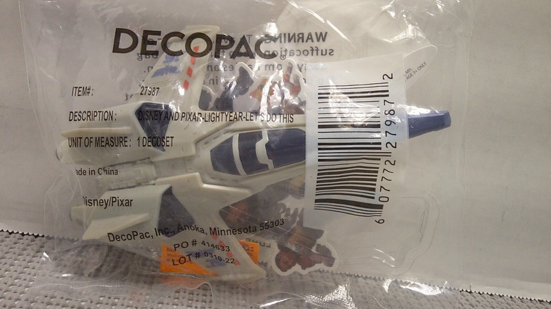 NIP DecoPac Disney Pixar Lightyear Plane Ship Buzz Cake Decoration