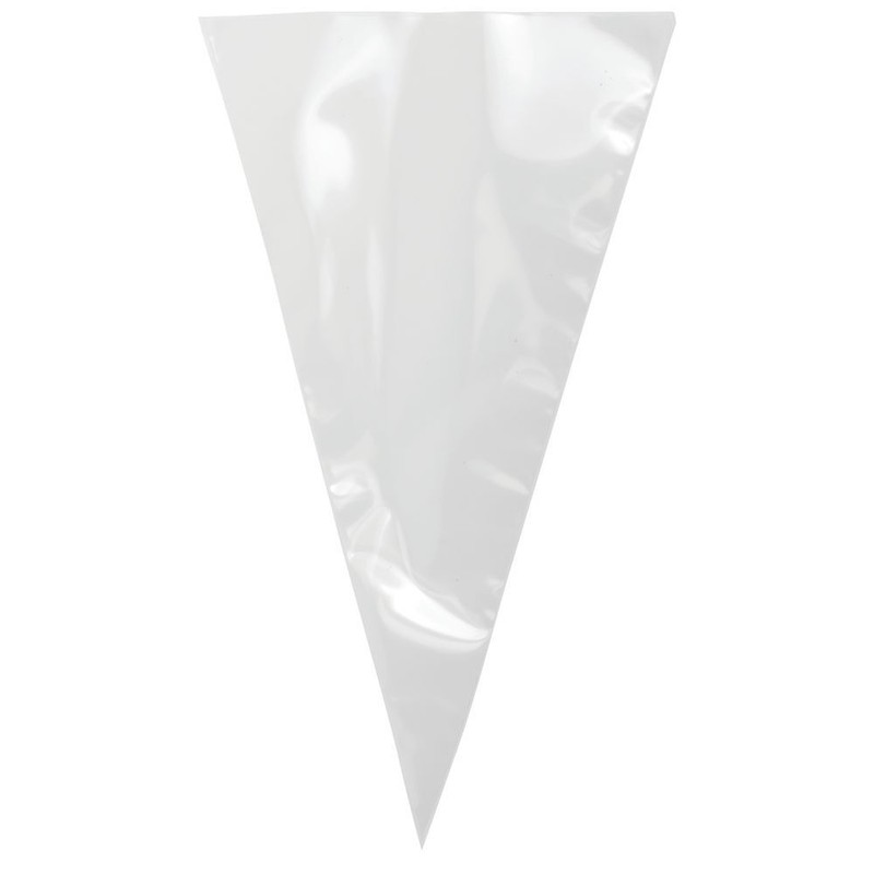 Ateco Clear Polyethylene Soft Disposable Pastry Bags – 12″L