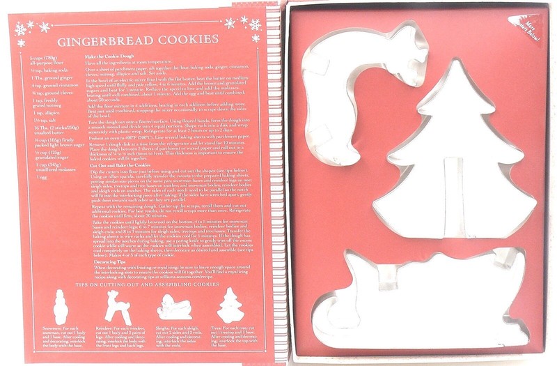 Williams-Sonoma Holiday 3D Storybook 8 Cookie Cutters Gingerbread 2006 Christmas gallery