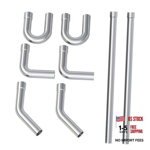 Mandrel Bends 8 Pcs, 2.25 Inches 304 2.25inch Mixed 8PCS Stainless Steel