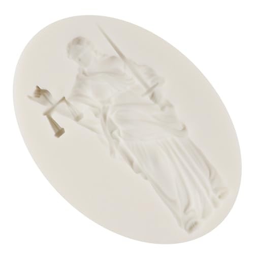 Ancient Greek Mythology Goddess Silicone Fondant Mold for Cake Style D gallery
