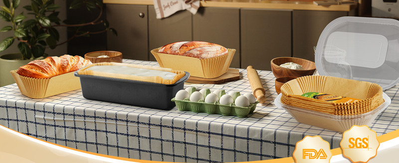 Loaf Pan Liners, 155Pcs Disposable Bread Pan Liners, Non-Sti Loaf Pan gallery