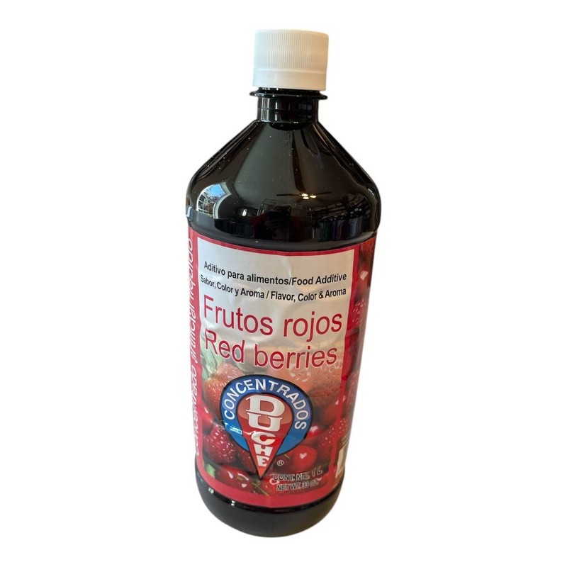 DUCHE concentrado artificial liquido 1lt sabor frutos rojos
