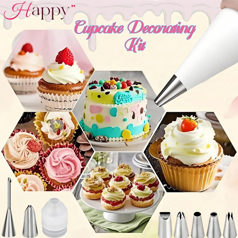 Reusable Piping Bags Tips Set 16-Inch Cotton Pastry Bag for Cake Decorating gallery
