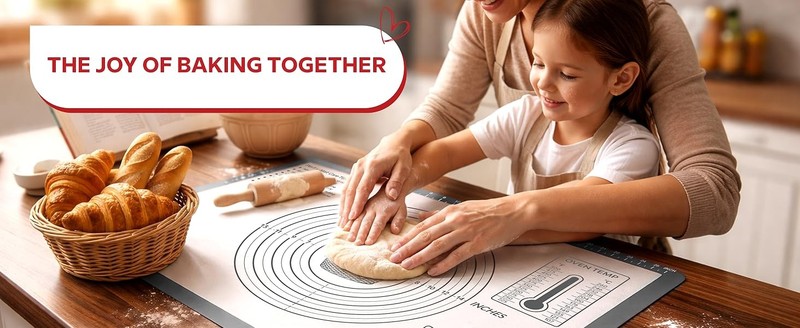 XL Silicone Pastry Mat for Baking Extra Lar 28x20 - Non-Sti Non-Slip gallery