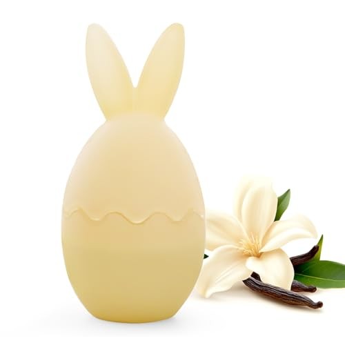 Vanilla Scented Candle, Bunny Spring Home Decor, Indoor Vanilla Bunny Candle gallery