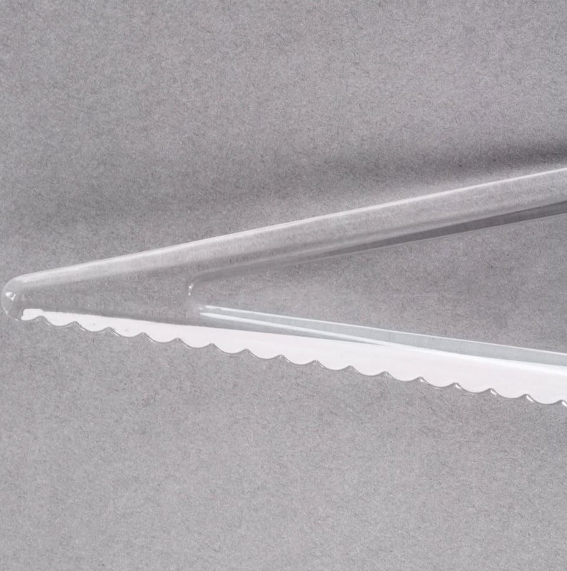 Clear 10" Disposable Plastic Pie & Cake Servers Heavy Duty Spatula Serving gallery
